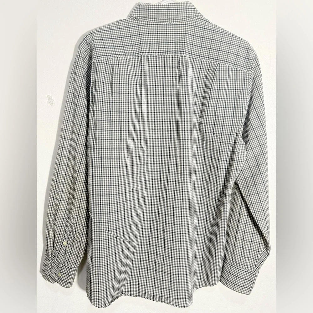Men's Black and White Checkered Shirt